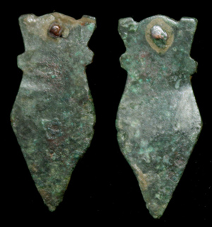 Strap End, Amphora, Child's Size, ca. 4th Cent AD Strap End, Amphora, Child's Size, ca. 4th Cent AD